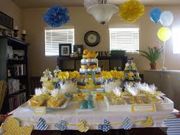 The Sugar Bee Bungalow Party Tables Baby Shower Duck Rubber Ducky Baby Shower Ducky Baby Showers