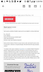 Download the app, order from your favorite campus dining venue, pay for your food (grubhub takes credit cards, and dining dollars) and enjoy your meal . Grubhub Reviews 3 719 Reviews Of Grubhub Com Sitejabber