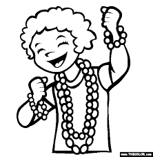 You can start by printing out these free printable mardi gras coloring pages. Mardi Gras Online Coloring Pages