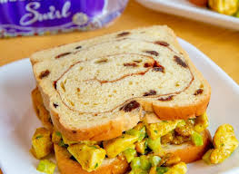 This curry chicken salad recipe is so healthy and so delicious! Curried Chicken Salad Sandwich With Roasted Cashews And Golden Raisins Martin S Famous Potato Rolls And Bread