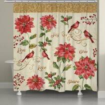Christmas shower curtain for less, at your doorstep faster than ever! Christmas Shower Curtains You Ll Love In 2021 Wayfair
