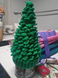 This hat is a great way to display your fancy crochet skills, help your kid stand out at their school's holiday. I M Working On A Christmas Tree Hat For My Son It Still Needs A Star And Decorations I M Also Making Package Ear Flaps Oh And I Have Lights Too Crochet