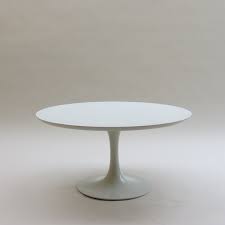 Vtg white burke fiberglass shell chair swivel propeller tulip designer saarinen. 1960s White Tulip Coffee Table By Maurice Burke For Arkana B Maurice Burke Arkana Vinterior