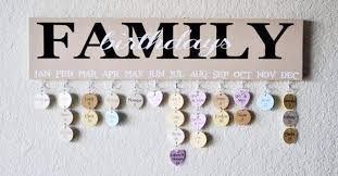 Family Birthdays Or Celebrations Wall Hanging Plaque Step