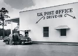 Houston Drive In Texas 1951 Going Postal Post Office Customer Appreciation Day