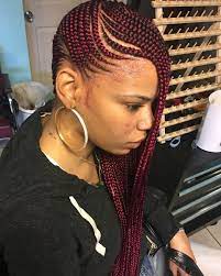 Divinebraids On Instagram Lemonade Braids Red Color Long Detroit Detroitbraider Creative P Feed In Braids Hairstyles Braids For Black Hair Braids