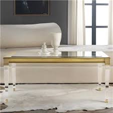 Are you currently also hip is square? Modern History Home Soho Clear And Brass Cocktail Table