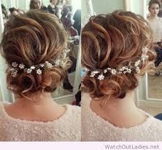 Sweet Loose Curly Updo For Shoulder Length Hair Medium Length Hair Styles Updos For Medium Length Hair Hair Lengths