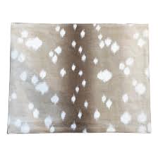 This dransfield & ross placemat is able to add a depth of drama to a dining experience. Set Of 4 Antelope Linen Placemats Elizabeth Bruns Inc