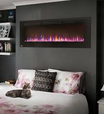 Napoleon Allure 60 Electric Wall Mount Fireplace Will Keep The Bedroom At A Perfect T Wall Mount Electric Fireplace Electric Fireplace Wall Hanging Fireplace