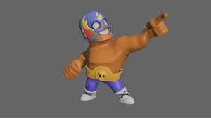 Best tips/tricks | brawl stars gameplay. 3d Printed Brawl Stars El Primo Figurine By Ron Dino Pinshape