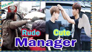 Kpop Idols Managers Cute Vs Rude Youtube