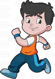 A Boy Running Confidently Running Cartoon Running Clipart Children S Book Characters