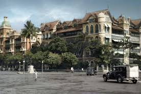 1850-1925 India, Views of old Bombay in ...