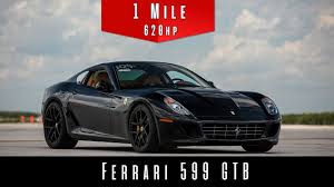 Used ferrari f430 scuderia for sale. 2008 Ferrari 599 Gtb Standing Mile Top Speed Test Youtube