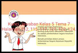Demi memudahkan guru dan orang tua dalam mengoreksi jawaban siswa, berikut kunci jawaban tema 7 kelas 5, yang dibagi dalam satu pembelajaran. Kunci Jawaban Buku Tematik Siswa Kelas 5 Tema 7 Subtema 2 Pembelajaran 4 Halaman 112 115 117 121 122 124 Info Pesilat