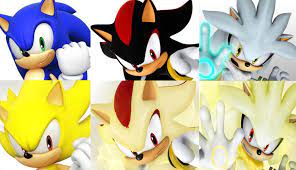 Sonic Shadow And Silver Super Forms Same Pose By 9029561 Deviantart Com On Deviantart Sonic Sonic And Shadow Silver The Hedgehog