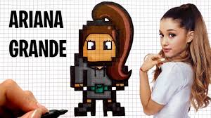 Tuto Dessin Ariana Grande Pixel Art Youtube