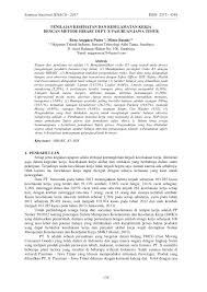 Maybe you would like to learn more about one of these? Pdf Penilaian Kesehatan Dan Keselamatan Kerja Dengan Metode Hirarc Di Pt X Pasuruan Jawa Timur