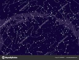 northern hemisphere constellations star map science