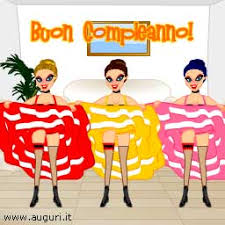 Buon Compleanno Con Sexy Ballerine Di Can Can
