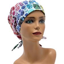 Ava Ponytail Scrub Cap, Ava ponytail scrub cap for women, Ponytail scrub  cap, Scrub cap for women, surgical cap, nurse scrub cap
