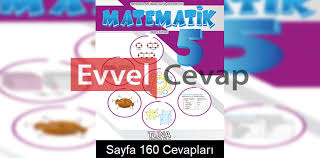 Enviar esto por correo electrónico blogthis! 5 Sinif Matematik Tuna Matbaacilik Ders Kitabi Cevaplari Sayfa 160