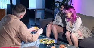 We decided to play a board game and prank a friend. - Sex video on Tube Wolf