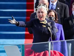 Lady gaga arrives to perform the national anthem during the 59th presidential inauguration at the u.s. Xr86ixwjxxbmpm
