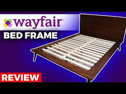 Check out our review for 2018. Wayfair Review Mid Century Modern Bed Frame Review Mccammon Platform Bed Youtube
