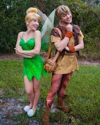Tinkerbell And Terrance Disney Princess Dresses Tinker Bell Costume Couple Halloween Costumes