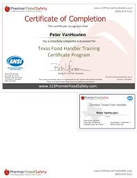 Get caught without the proper permits and your restaurant could get written up, have to pay. Food Handlers License Texas