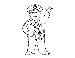 Confira alguns desenhos bíblicos para colorir e ensinar as crianças sobre o ensinamento de deus. Desenho De Um Policia Para Colorir Colorir Com