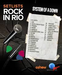 System Of A Down No Rock In Rio Banda Empolga Em Retorno Ao Festival 2015 Gshow