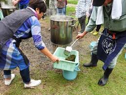 草木染め体験 千葉県いすみ環境と文化のさとセンター