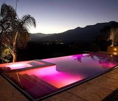 Love The Colors I Would Love To Have An Over The Edge Pool Curated By Ecocircuit Distributors 1950 Amazing Swimming Pools Led Pool Lighting Pool Light