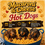 Macaroni and Cheese with Hot Dogs - Dachshund Party