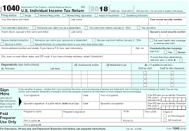 What is tax form 1040? Describes New Form 1040 Schedules Tax Tables