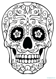 Download and print these sugar skull download coloring pages for free. Skull Stencils Free Printable Shakeprint Co Pertaining To Blank Sugar Skull Template 11 Template I Skull Coloring Pages Sugar Skull Drawing Skull Template