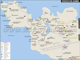 The spanish border is 1.9 miles away via ferry boat and 9.3 miles away by car. Vasco Da Gama City Map