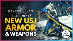World inven global will provide you with all kinds of news and guide for mhw. Monster Hunter World New Usj Azure Era Armor Weapons Armor Skill Breakdown Youtube