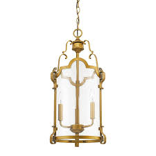 Acclaim Lighting Elizabeth Antique Gold Mid Century Lantern Pendant Light In The Pendant Lighting Department At Lowes Com