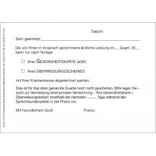 Kurzmitteilung vorlage kurzmitteilung vorlage neu vordruck kurzmitteilung zum ausdrucken 13 neu e vorlagen modelle speiseplan vorlage pdf 78 beste word format zum ankreuzen kostenlos direkter download. Erinnerungskarte Fehlende Versichertenkarte Egki Arzteverlag Shop