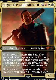 The game was initially referred to as magic digital next. Negan The Cold Blooded Sld Mtg Card
