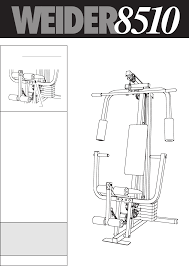 Weider Home Gym 8510 User Guide Manualsonline Com