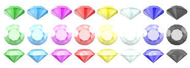Chaos Emerald Set Chaos Emeralds Chaos Sonic Art