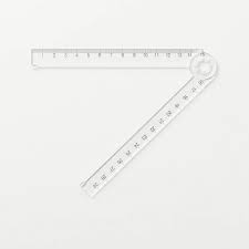Muji Moma Acrylic Foldable Ruler Double Length 15 30cm Muji Ruler Cool School Supplies