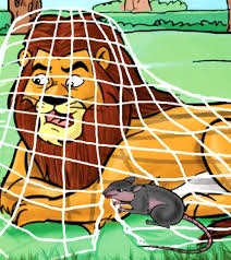 In this interpretation of aesop's fable, a mouse finds herself trapped by a caged lion in a city zoo. Aesop S Fables The Lion And The Mouse Story