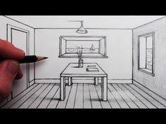 So Zeichnen Sie Einen Raum In Der Ein Punkt Perspektive Fur Anfanger Youtube In 2020 Perspective Room Perspective Drawing 1 Point Perspective
