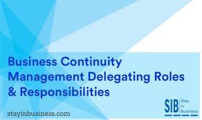 This session will present a model for addressing business continuity and. Business Continuity Management Delegating Roles Responsibilities Stay In Business